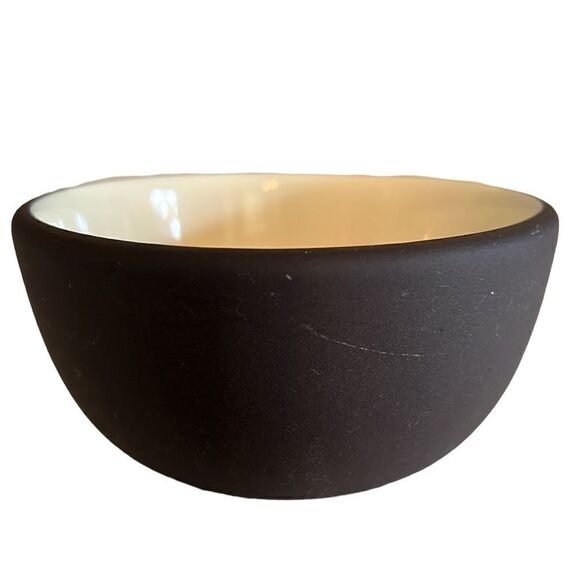 Small Bowls Floor 9 Boho Chic Feathers Accent Matching Dip Sauce Set of Two 4” - Picture 8 of 11